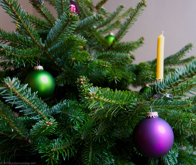 Green and purple