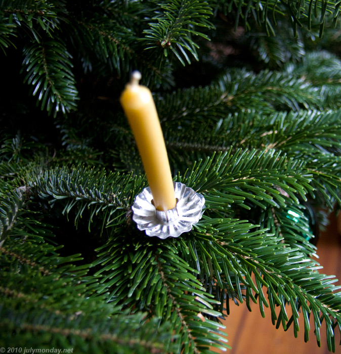 Beeswax candles