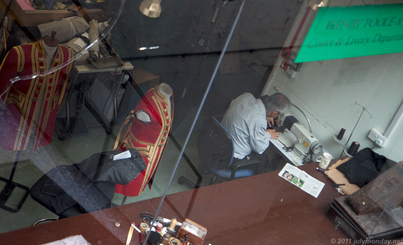 Henry Poole& Co, Court and Livery Department, Saville Row