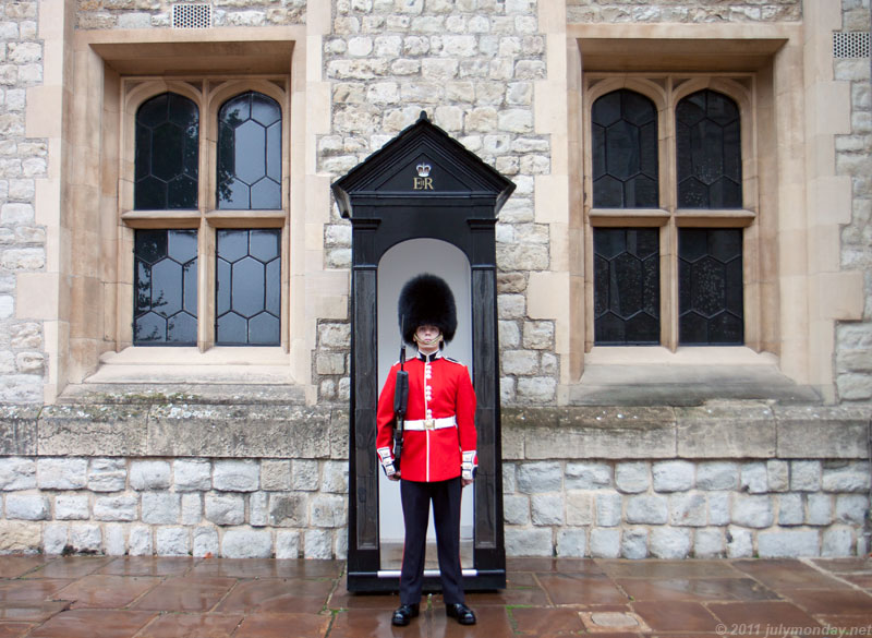 Guard at The Jewel House, Tower of London