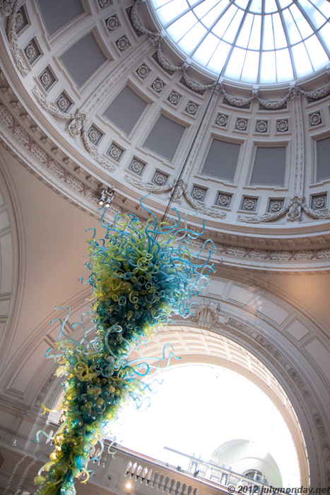 Above V&A Museum main entrance