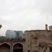 View to London City Hall over Tower walls