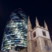 The Gherkin and St Andrew Undershaft Church